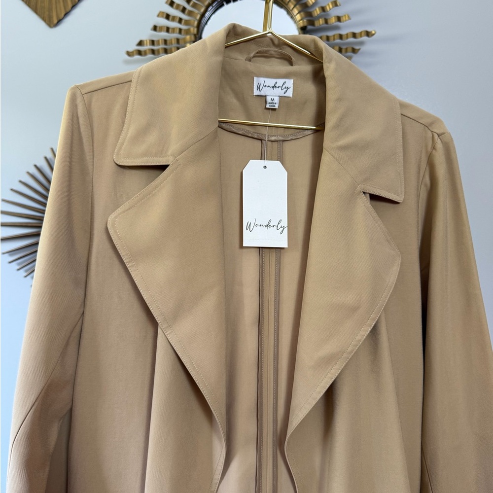 Wonderly - Tan Classic Trench Coat - Picture 2 of 8